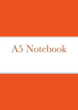 A5 Notebook Journal Dairy Ð Lined, 200 Pages.