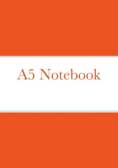 A5 Notebook Journal Dairy Ð Lined, 200 Pages.