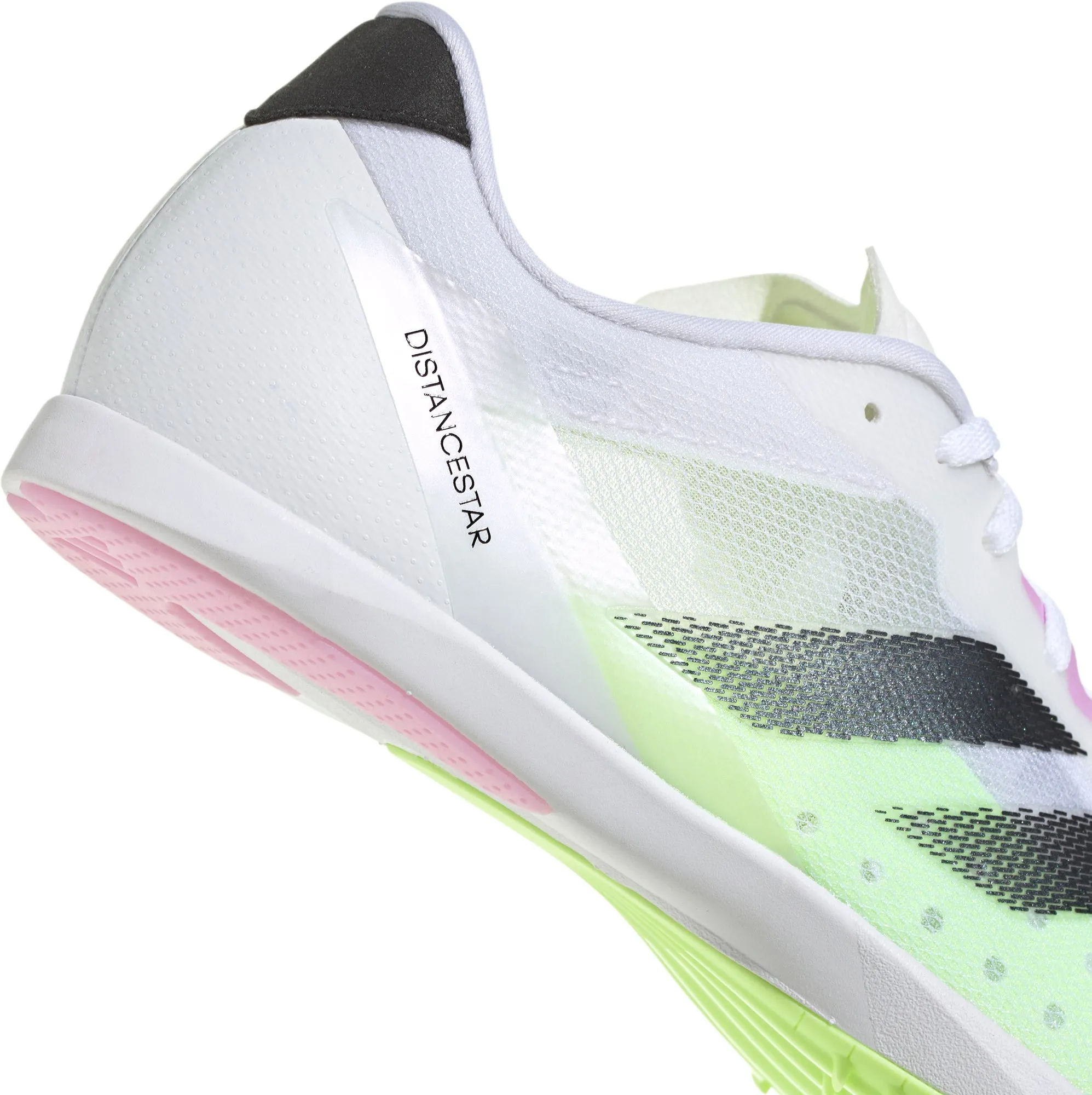 adidas Distancestar Running Spikes - White