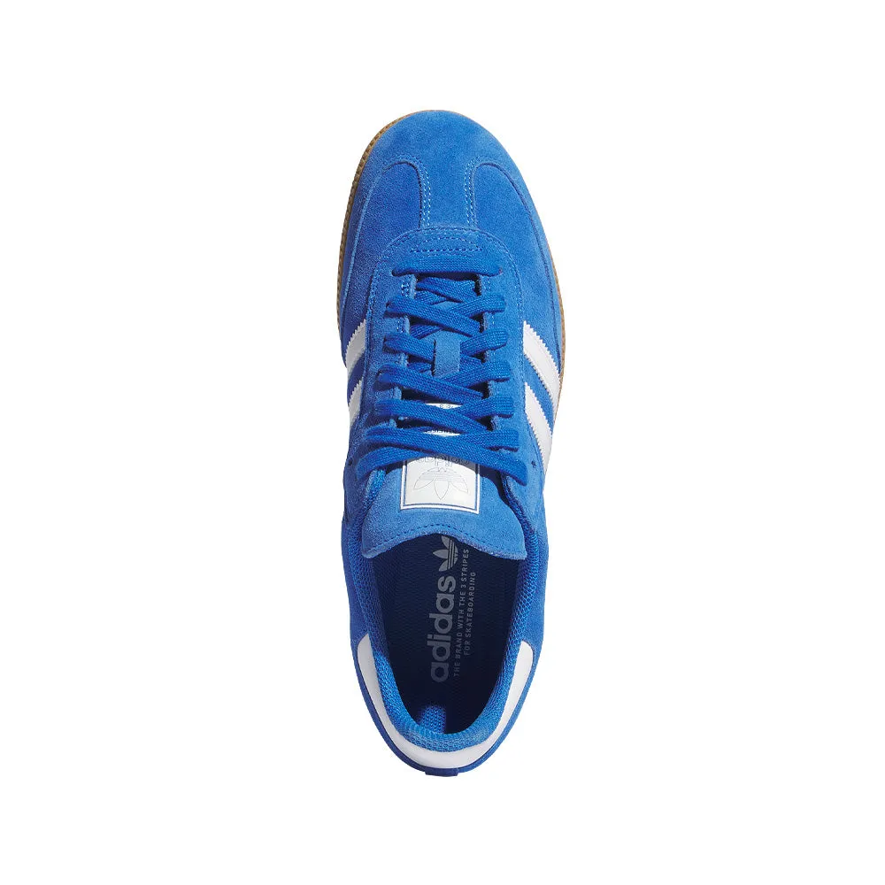 adidas SKATEBOARDING SAMBA ADV SHOES // BLUE BIRD/CLOUD WHITE/GOLD METALLIC