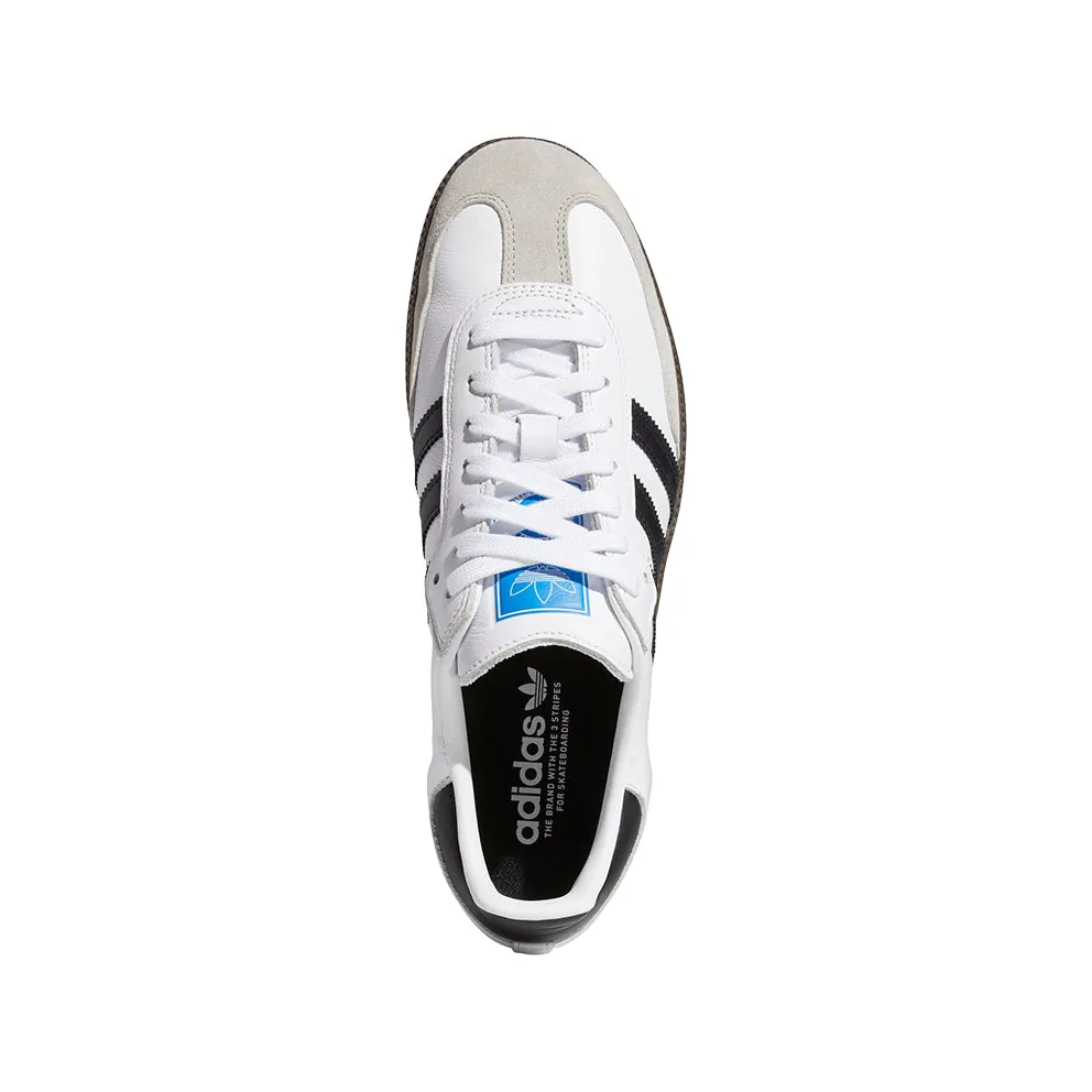 adidas SKATEBOARDING SAMBA ADV SHOES // FTWWHT/CBLACK/GUM5