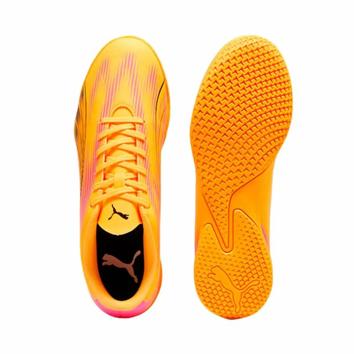 Adult's Indoor Football Shoes Puma Ultra Play IT Orange Men