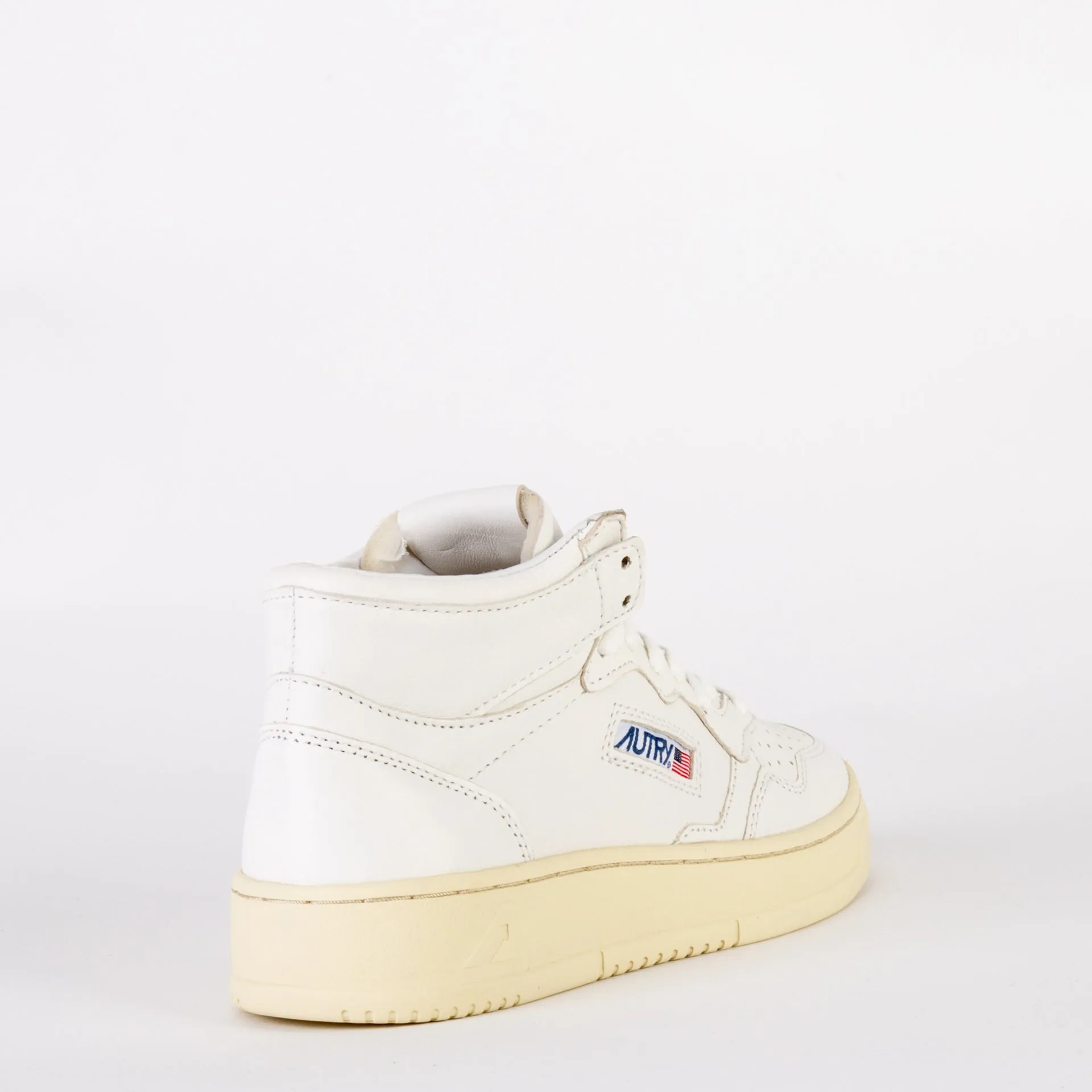 AUTRY SNEAKERS - MEDALIST MID CUT GOAT - WHT