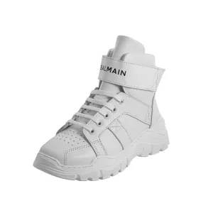 Balmain White Chunky Sneakers