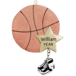 Basketball Star Christmas Ornament