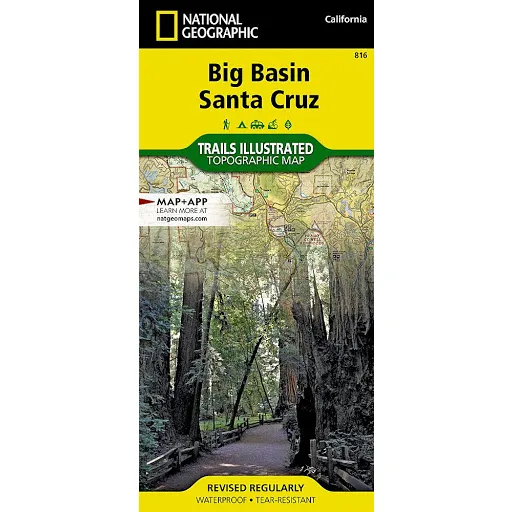 Big Basin, Santa Cruz Map