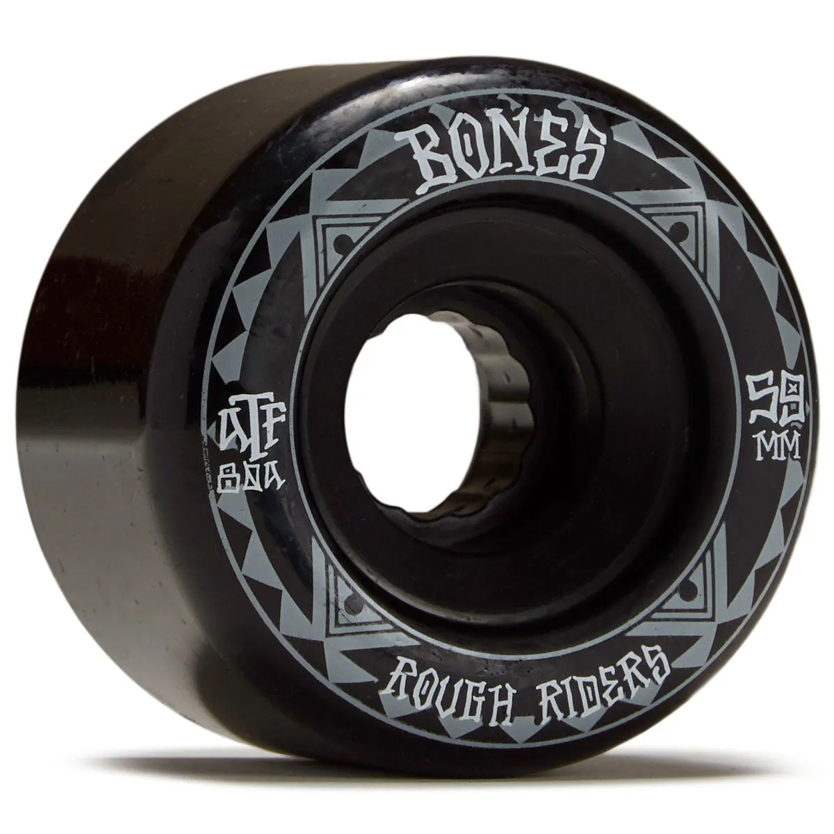 Bones Rough Riders Runners Skateboard Wheels - Black - 59mm