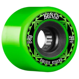 BONES WHEELS ATF Rough Rider Skateboard Wheels Runners 59mm 80a Green