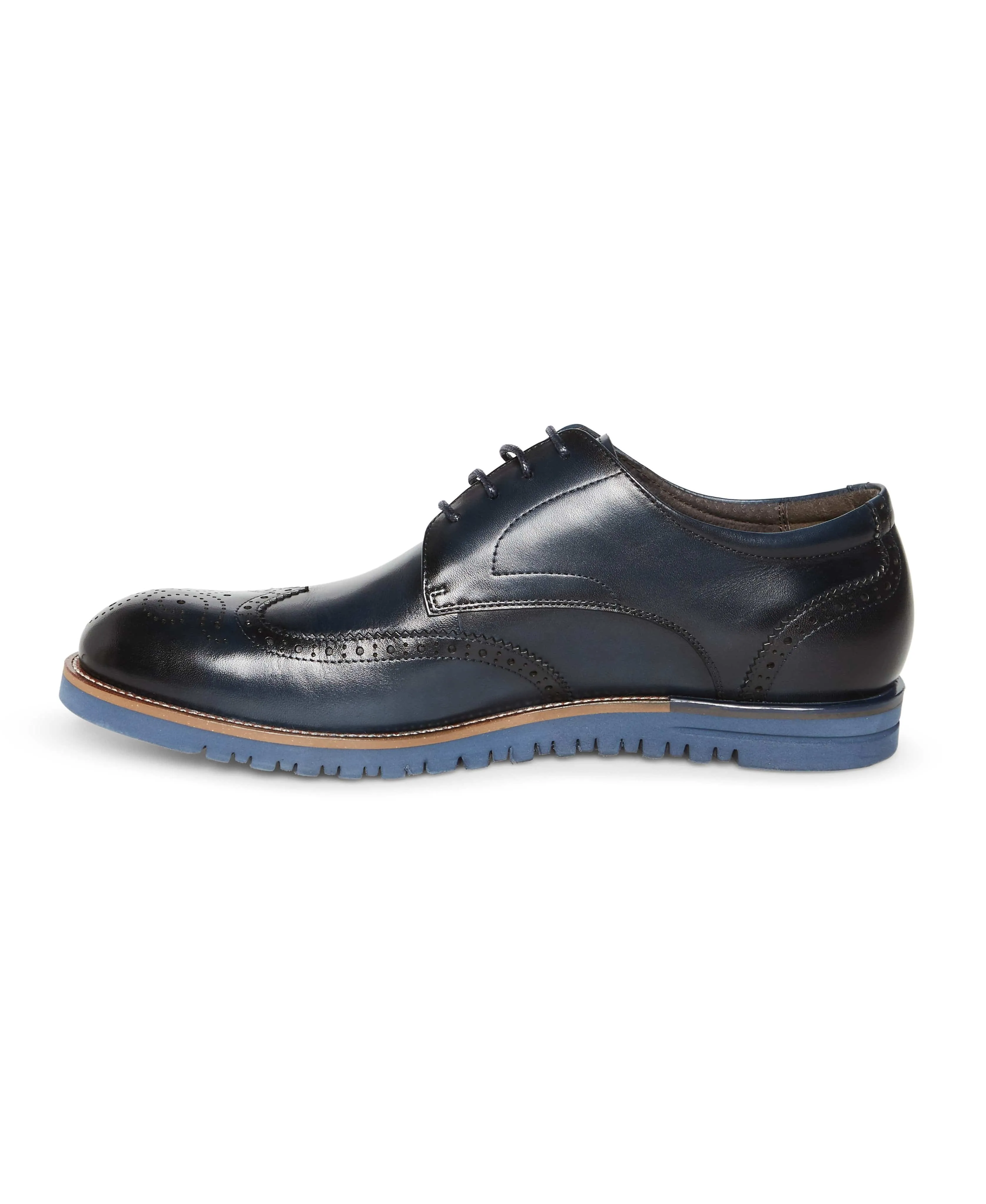 Brogue Wing Tip Leather Oxford