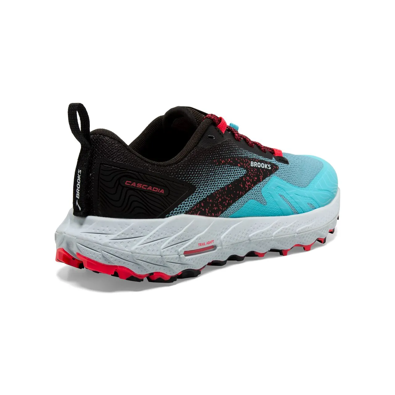 Brooks Cascadia 17 ( Womens) - Bluefish/Black/Diva Pink