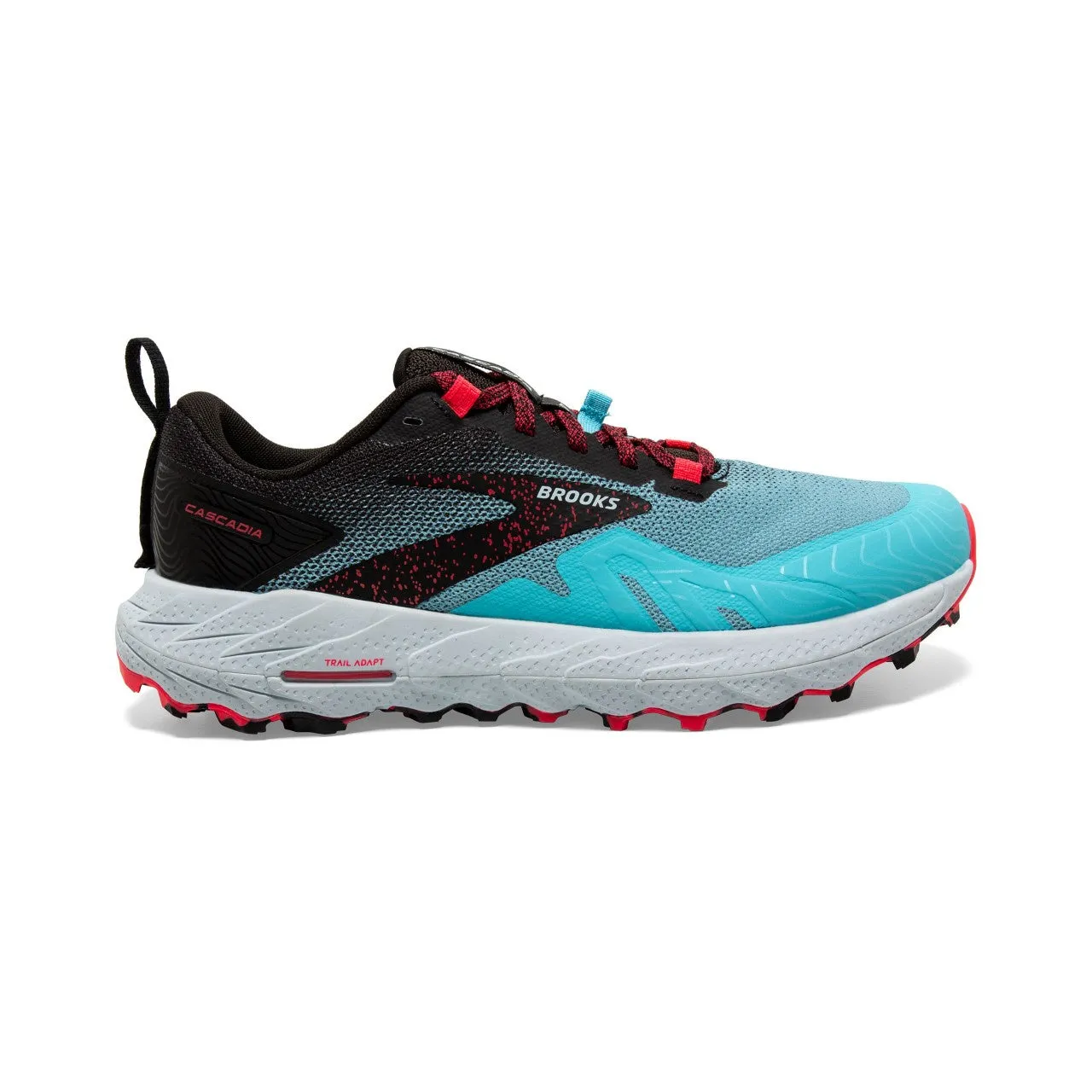 Brooks Cascadia 17 ( Womens) - Bluefish/Black/Diva Pink