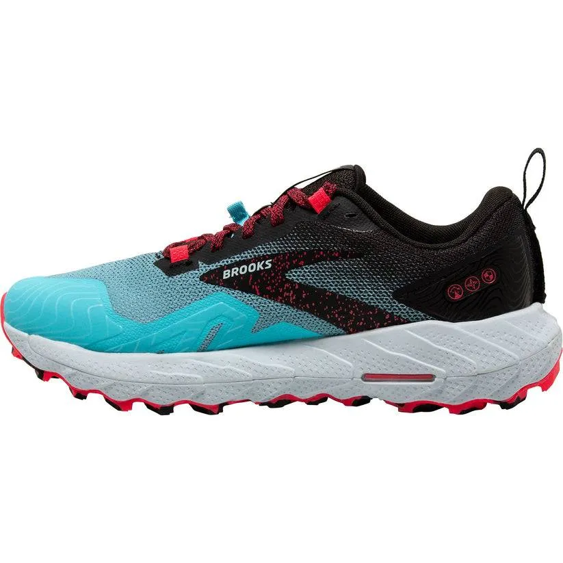 Brooks Cascadia 17 ( Womens) - Bluefish/Black/Diva Pink