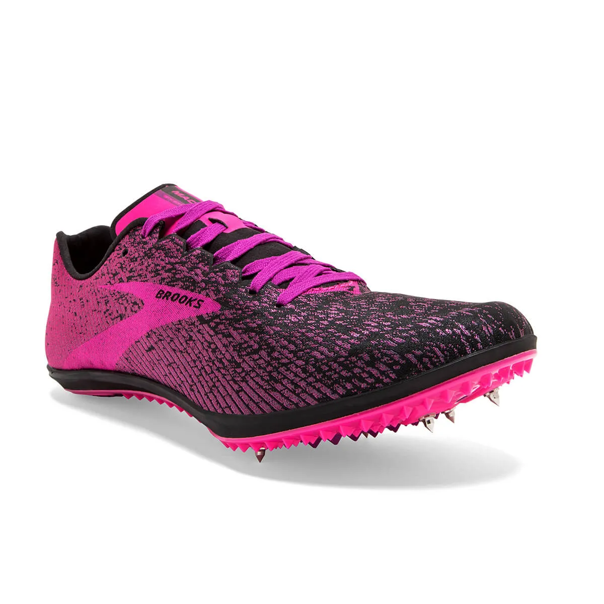 Brooks Mach 19 Womens | Black/Hollyhock/Pink