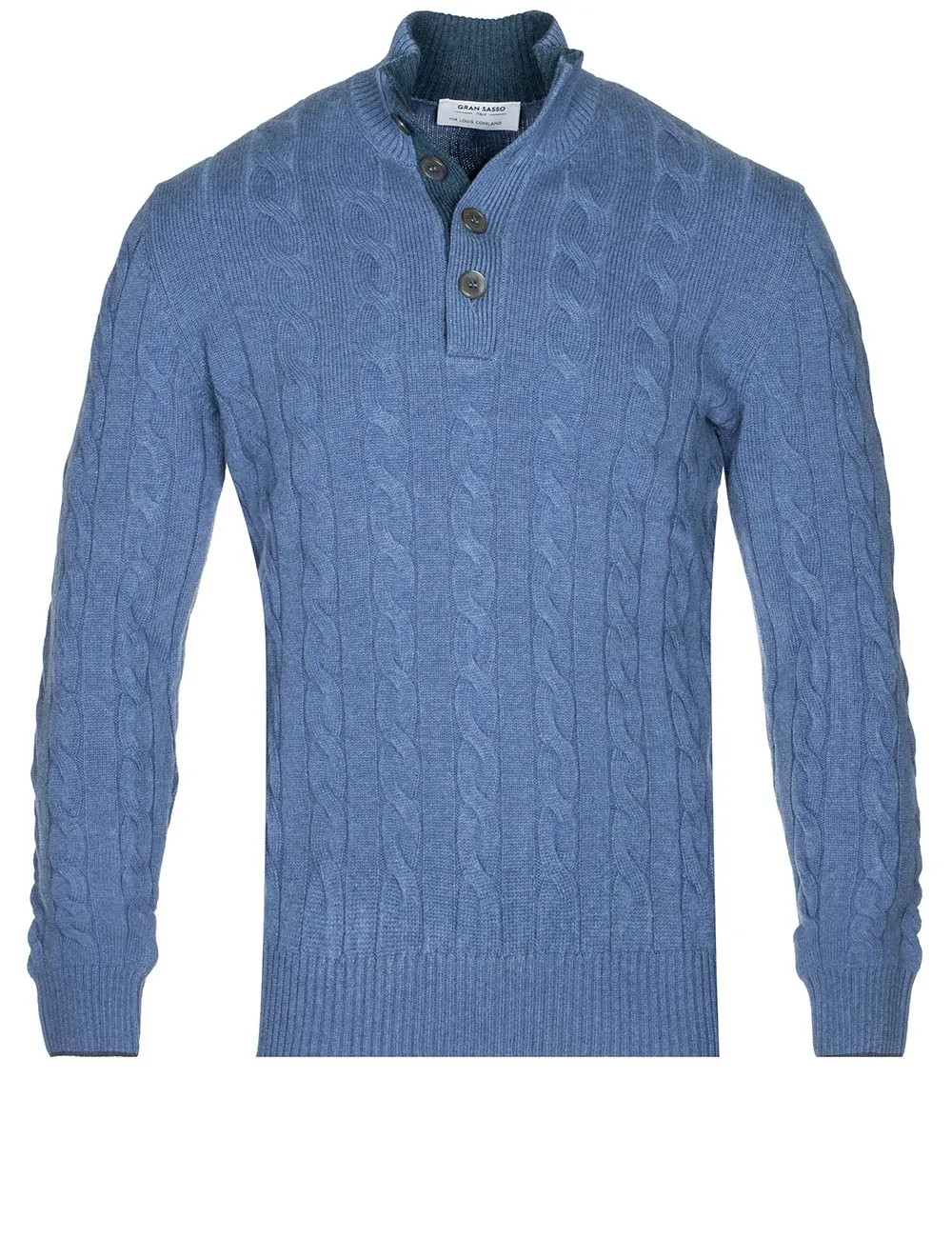 Cable Knit Sweater Blue