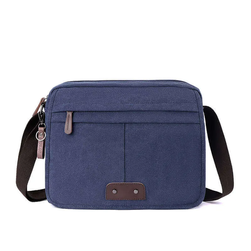 Canvas Messenger Bag | Fits 13.3 Inch Laptop