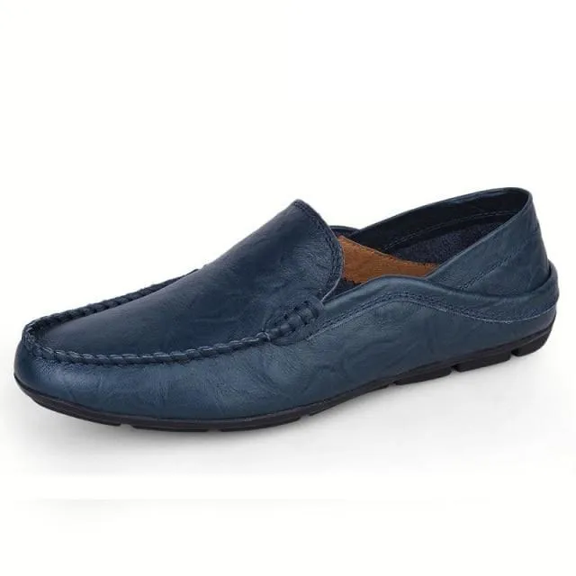 Casual Loafers Men Moccasins Leather Shoes