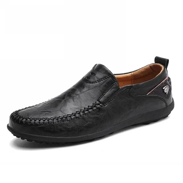 Casual Loafers Men Moccasins Leather Shoes