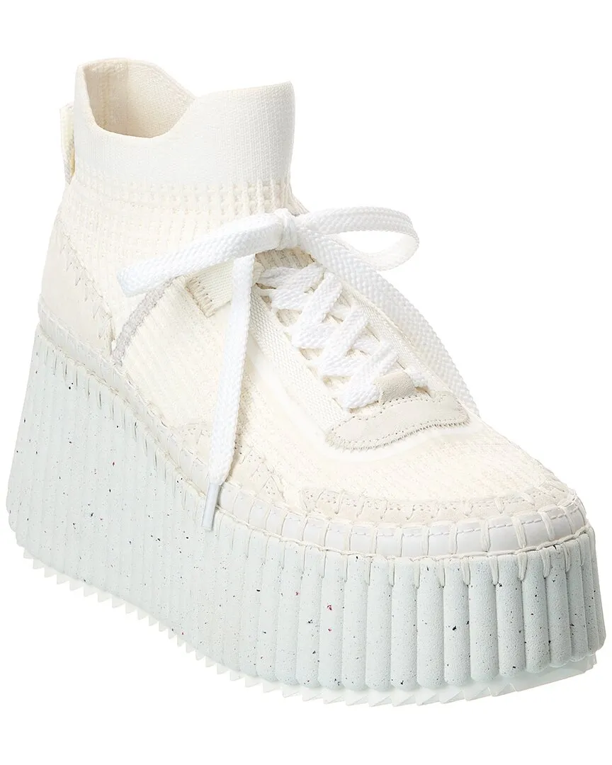 Chloé Nama Knit Platform Sneaker