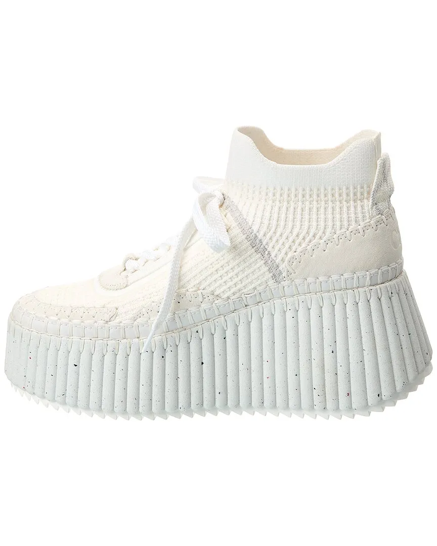 Chloé Nama Knit Platform Sneaker