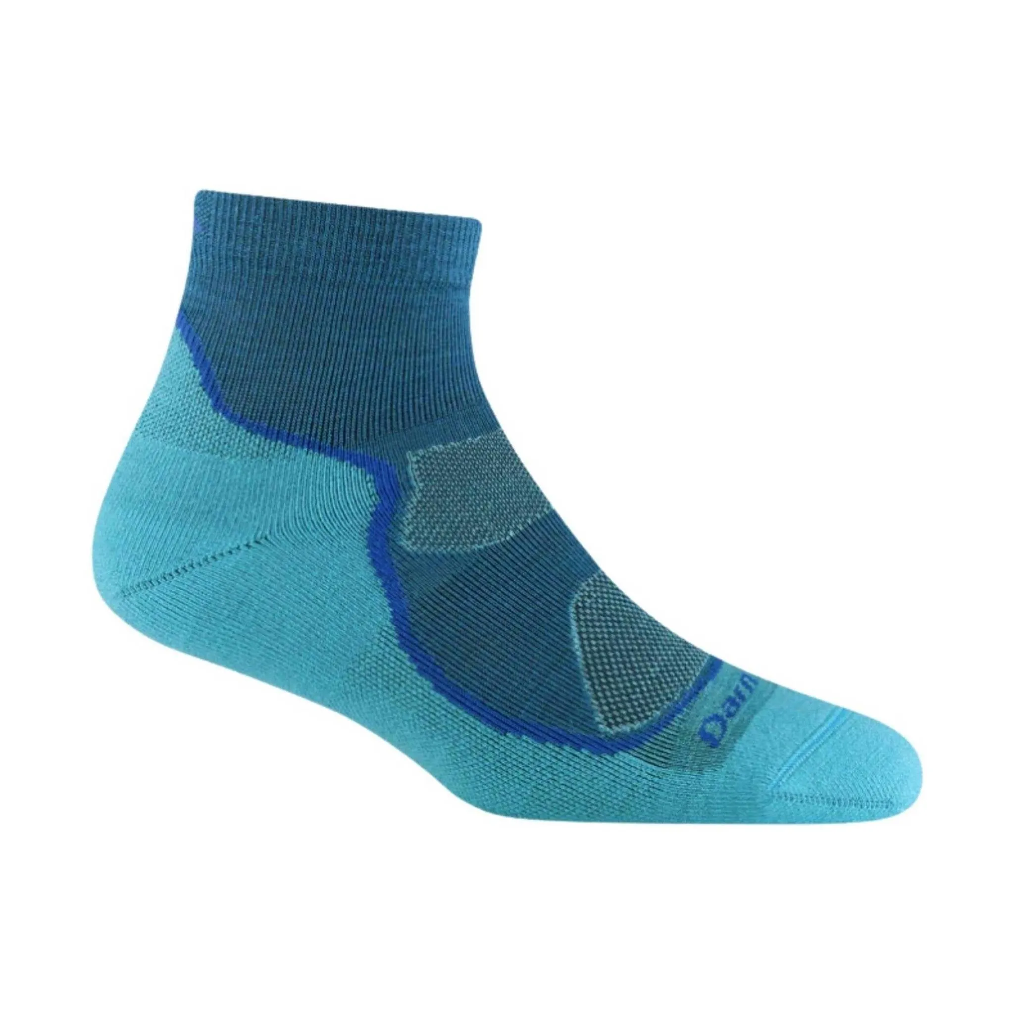 Darn Tough Vermont Women's Light Hiker Quarter Lightweight Hiking Sock - Cascade