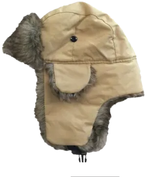 Faux Fur Lining Trooper Hat, Khaki