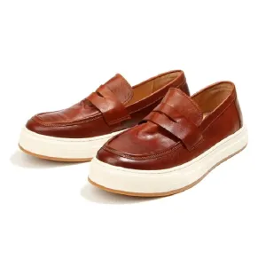 Genuine Leather Casual Loafers