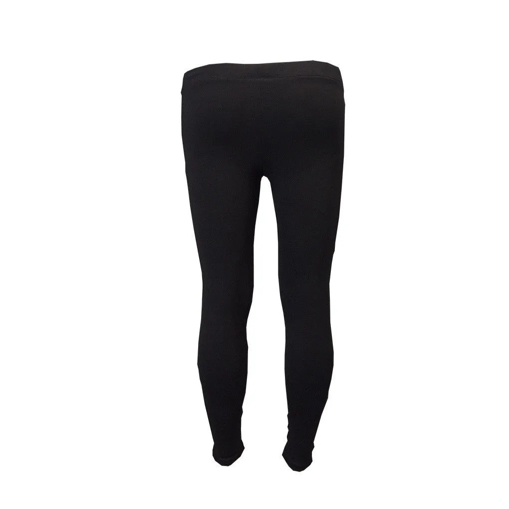 GNC Basic Ladies Legging With Suede look And Faux leather