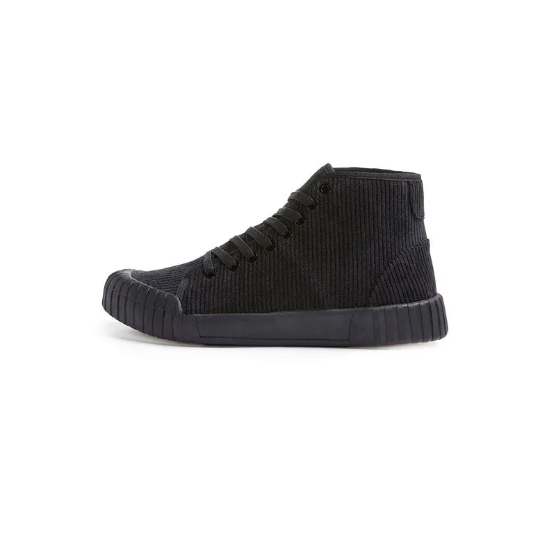 GOOD NEWS LONDON Slugger Hi - Black Corduroy