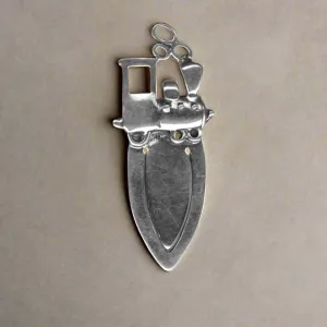 Greek Train Bookmark in Sterling Silver (PH-08)