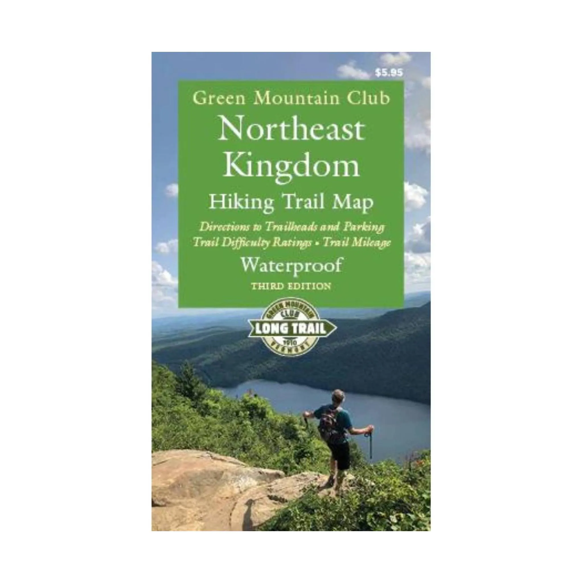 Green Mountain Club Northeast Kingdom Hiking Trail Map Waterproof 3rd Edition