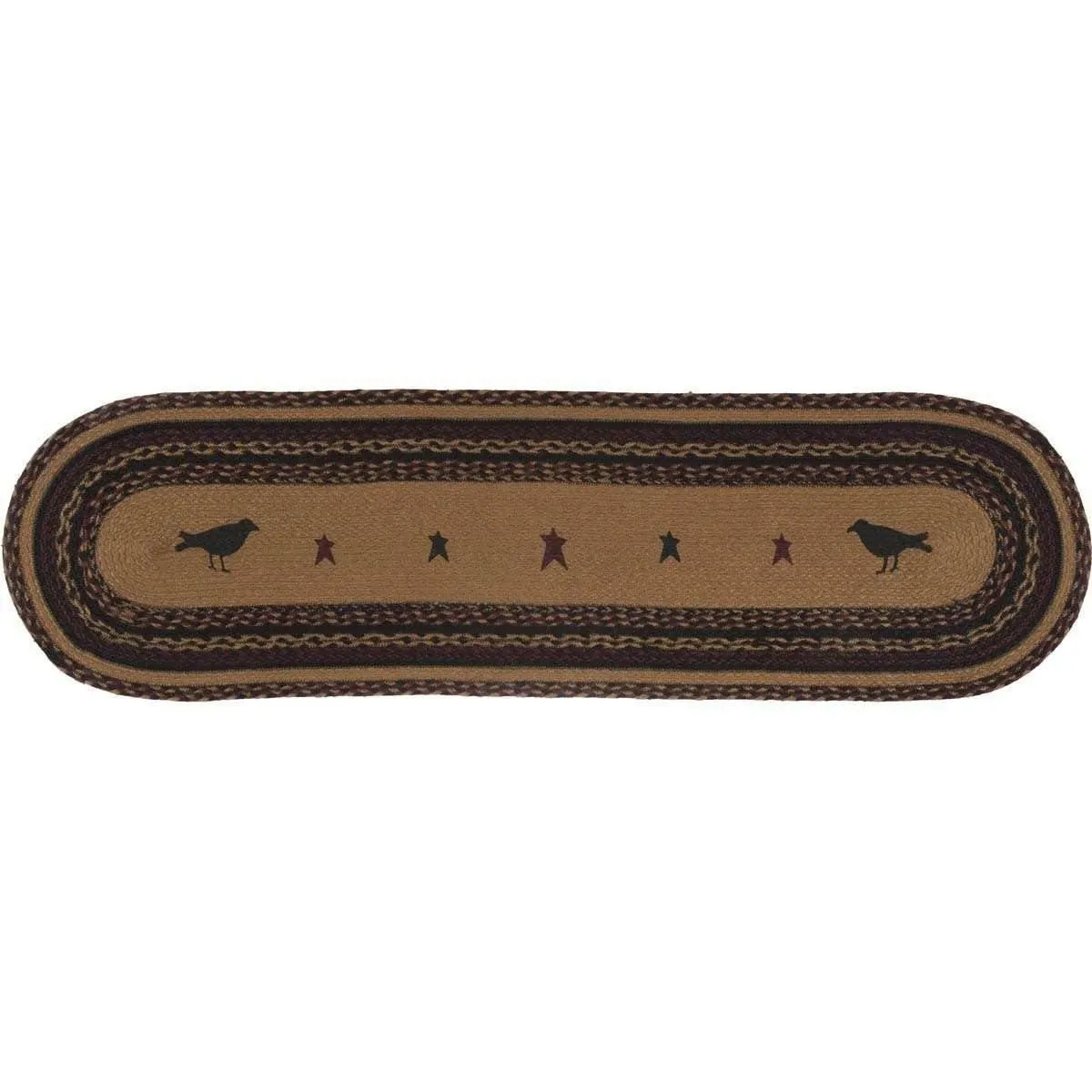 Heritage Farms Crow Jute Runner 13x48 VHC Brands