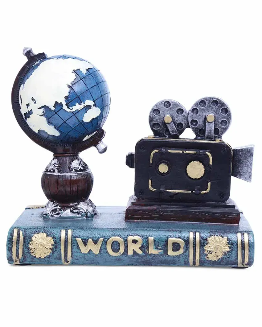 Illuminated Cinematic Skyline Globe Showpiece