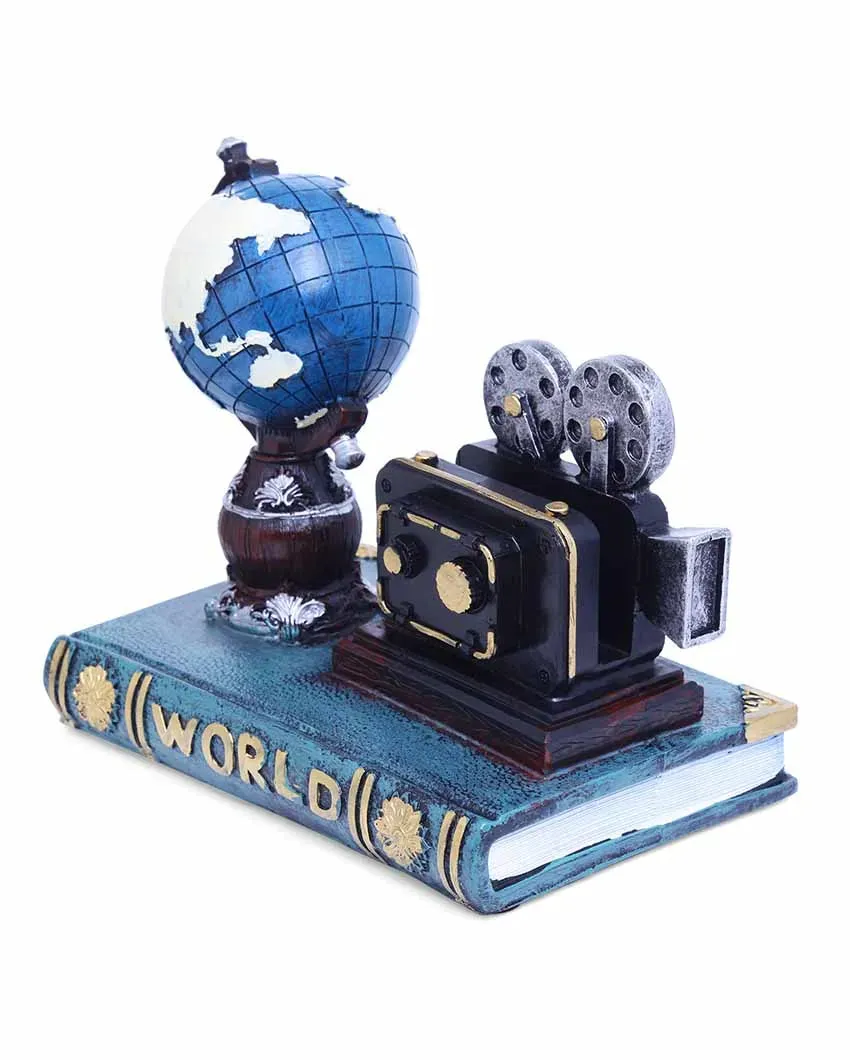 Illuminated Cinematic Skyline Globe Showpiece