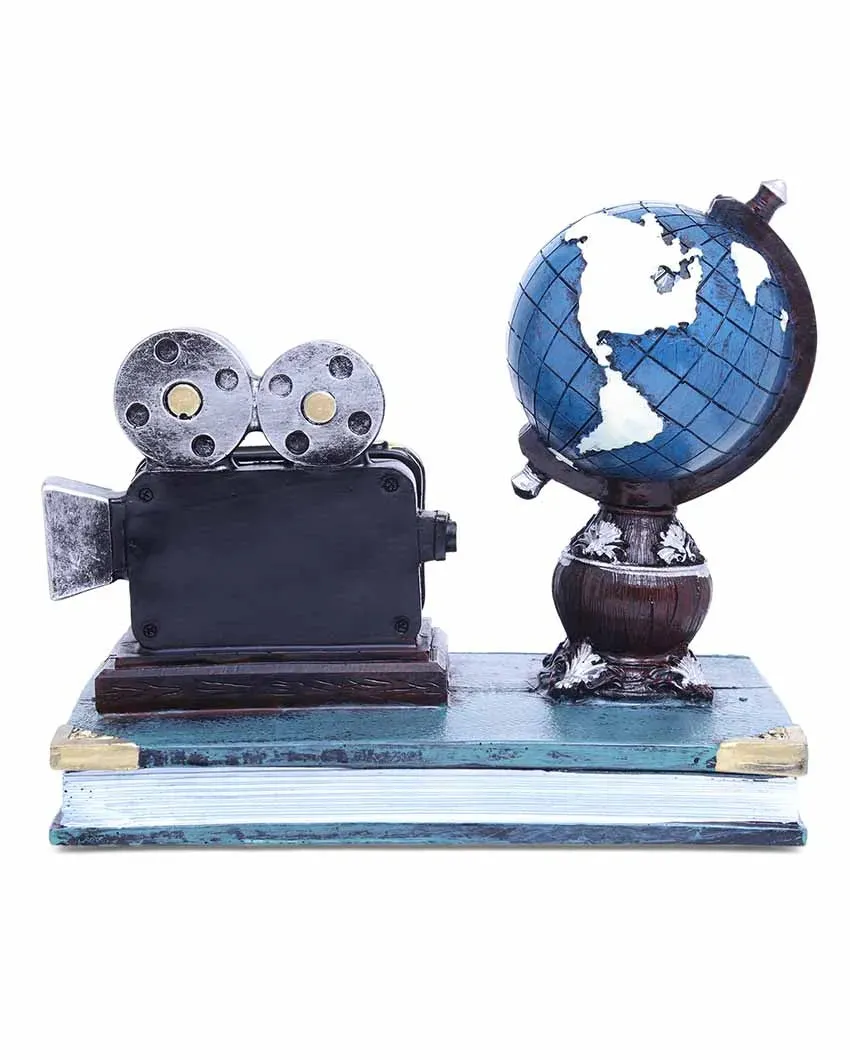 Illuminated Cinematic Skyline Globe Showpiece