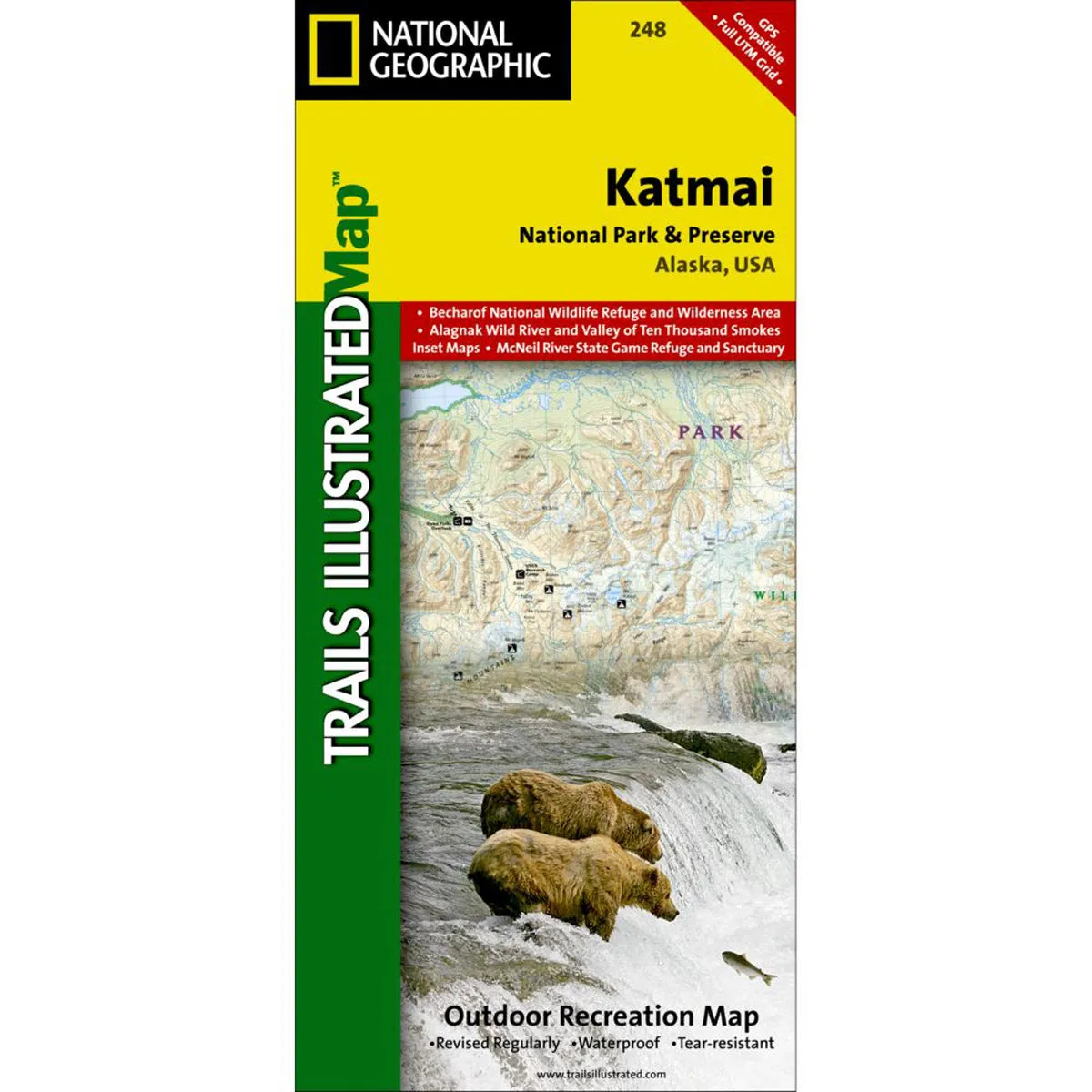 Katmai National Park And Preserve Map