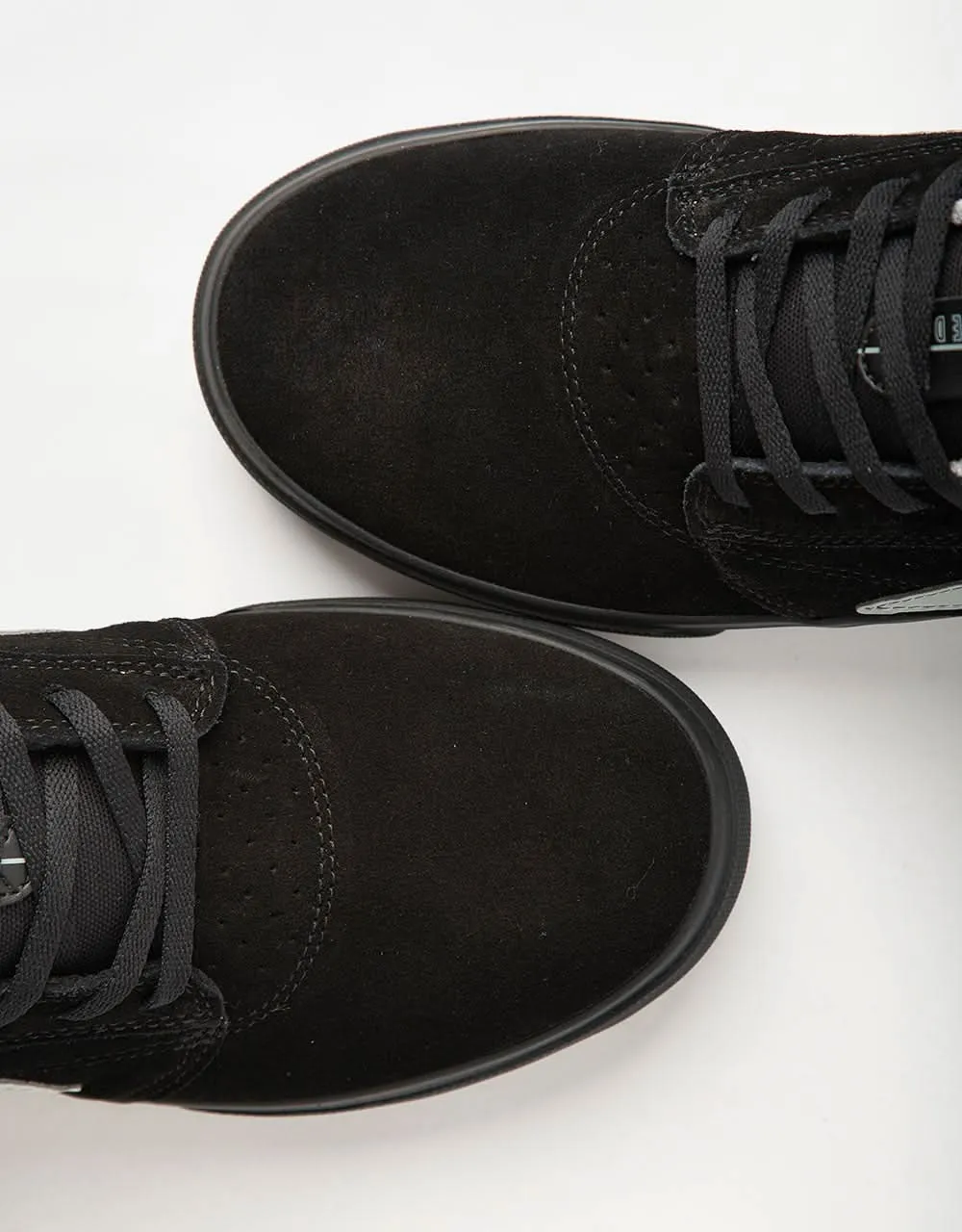 Lakai Griffin Skate Shoes - Black/Black Suede