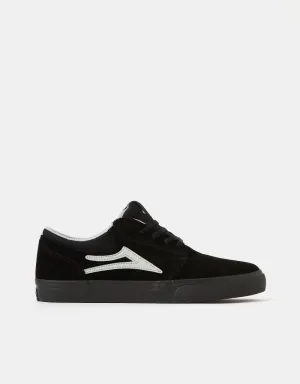 Lakai Griffin Skate Shoes - Black/Black Suede