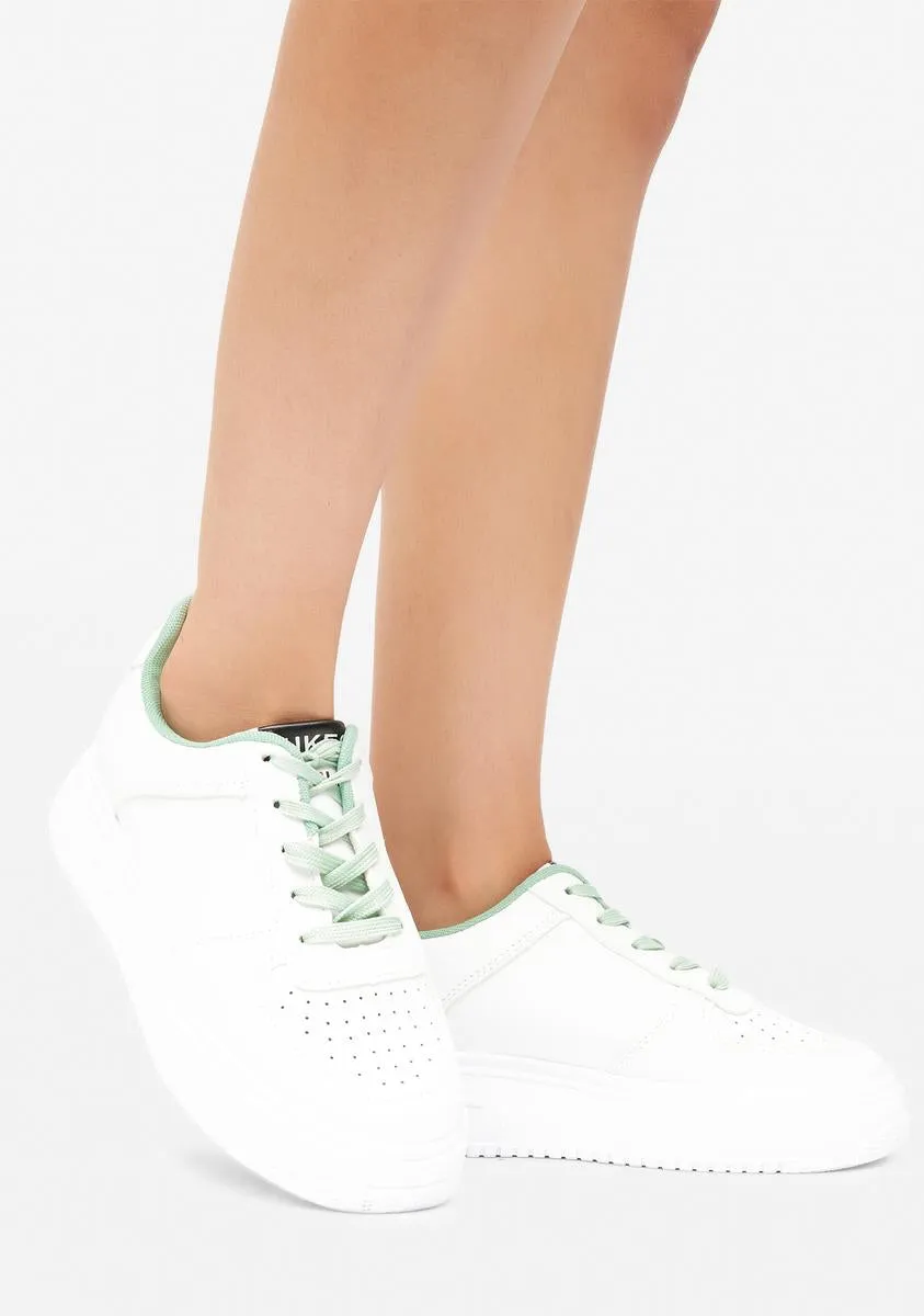 Lime Ambitious Baddie Sneakers