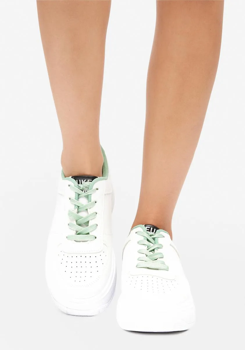 Lime Ambitious Baddie Sneakers