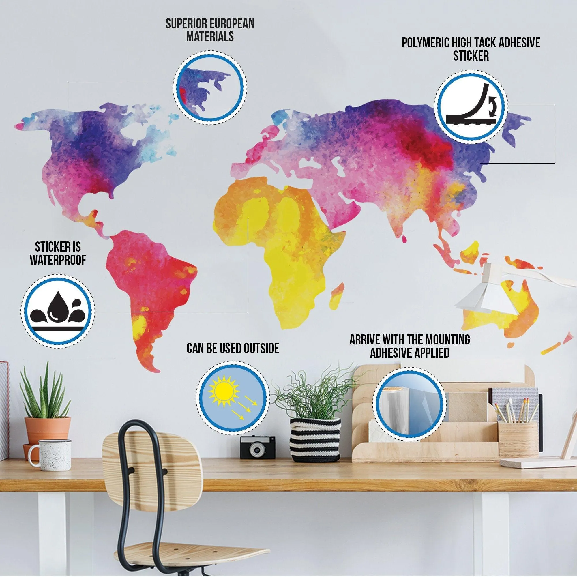 Logo Wall Stickers for Business Customized Decals