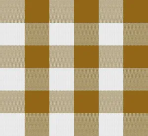 Lushomes table runner, Buffalo Checks Beige Crochet, table runner for 6 seater dining table, for Living Room, for Center Table for Coffee Table (Single Layer, 13 x 72 inches)