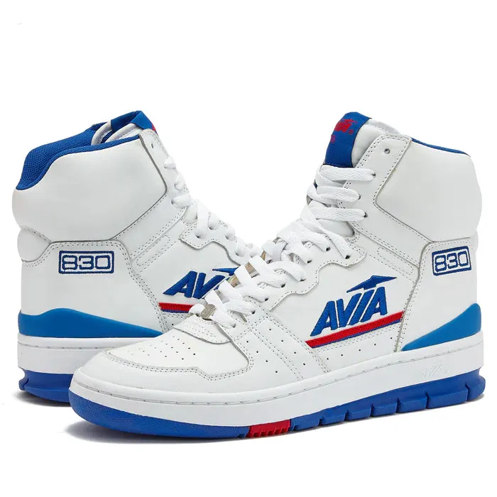 MENS AVIA LEGACY 830 WHITE / ROYAL BLUE-RED