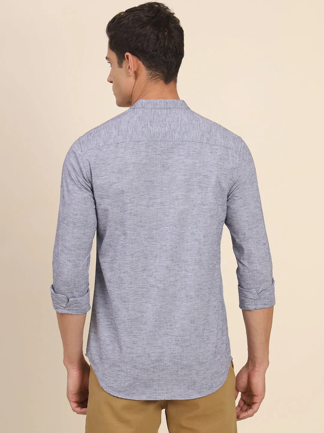 Men's Blue Casual Shirts For Comfortable And Stylish Look For Morning To Evening Look