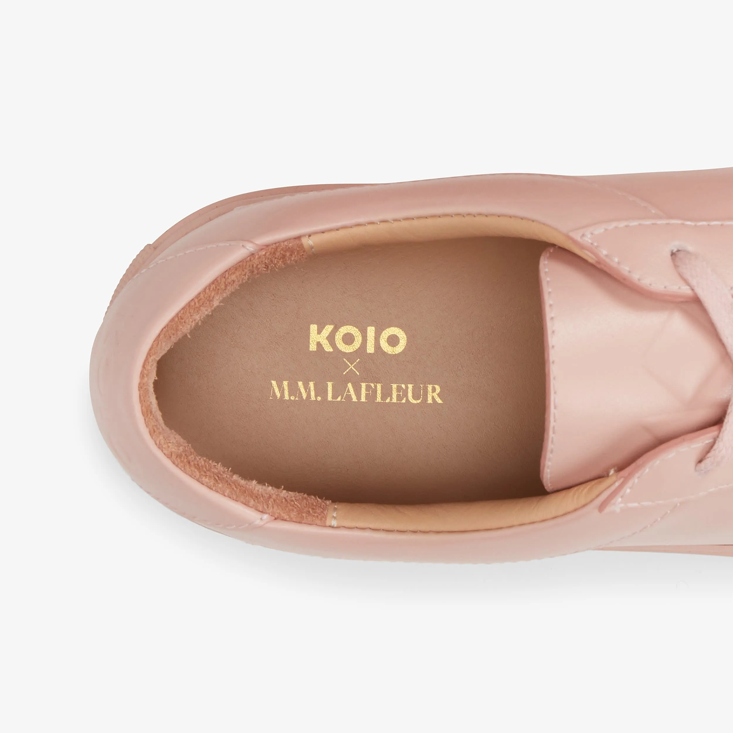 M.M.LaFleur x Koio Capri Low-Top Sneakers - Leather :: Azalea