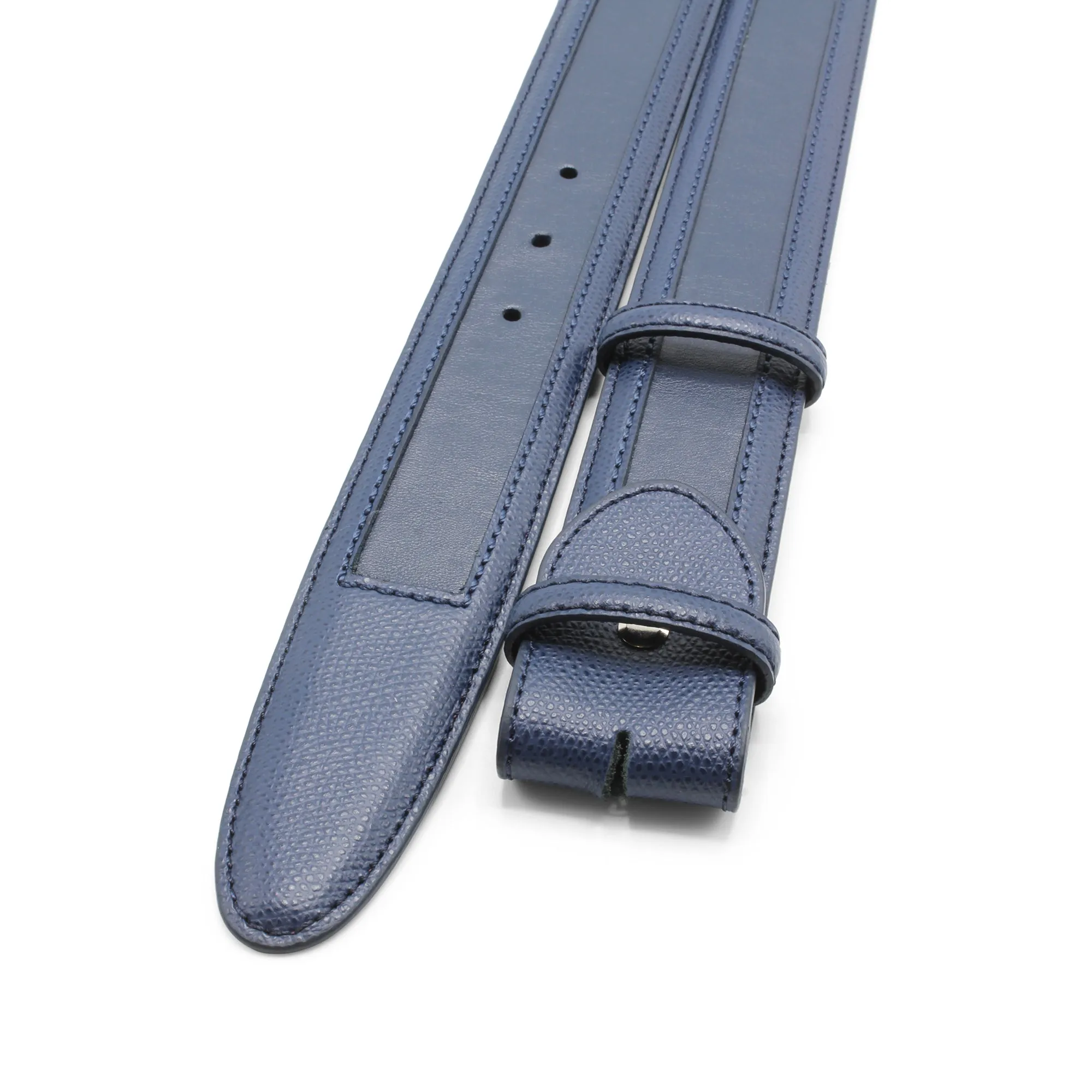 Nappa/Dauphin Mix Coltrane Belt Strap