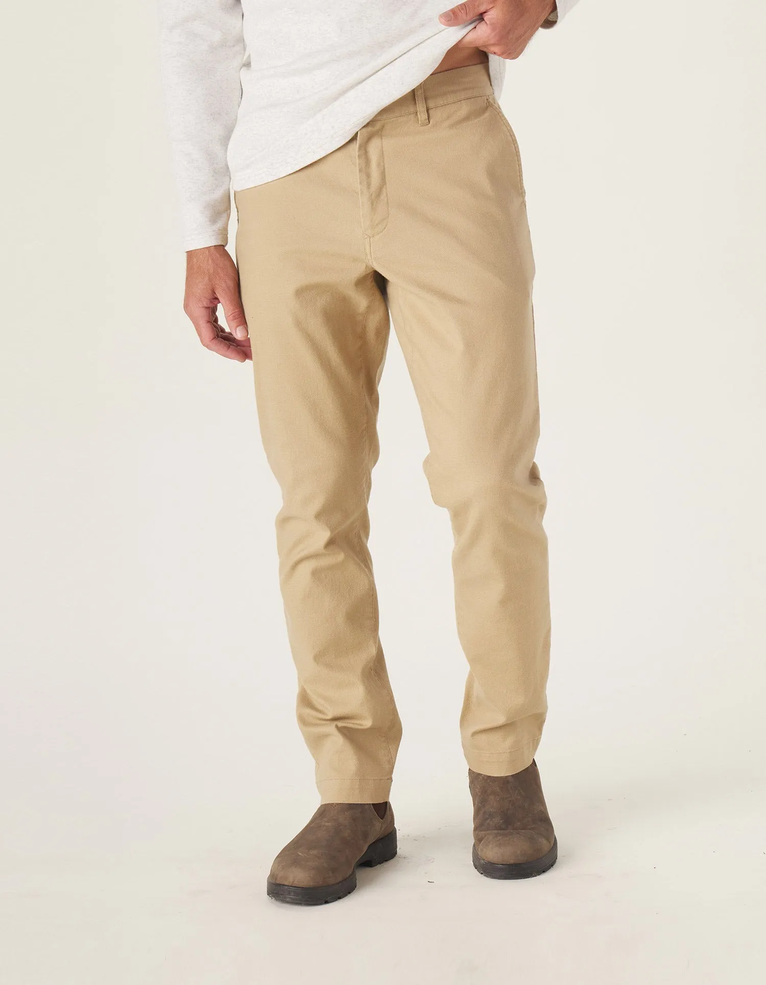 Normal Stretch Canvas Pant in Khaki Canvas