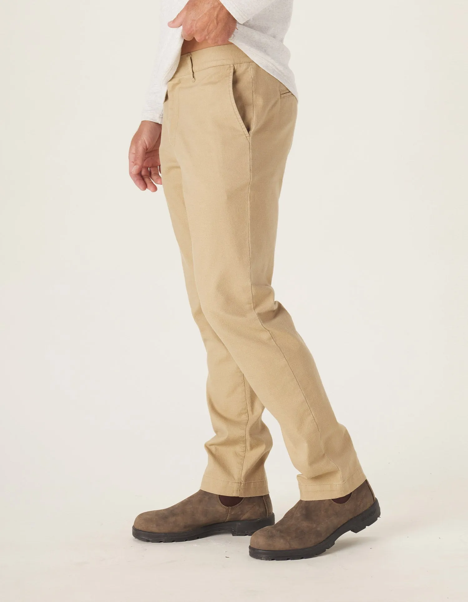 Normal Stretch Canvas Pant in Khaki Canvas