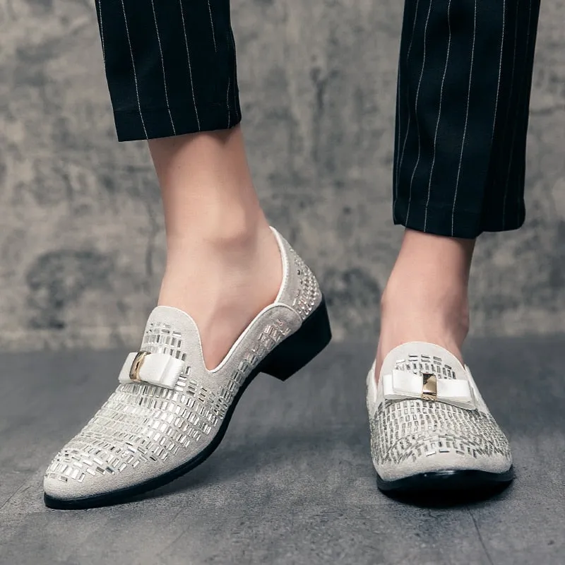 Patent Leather Rivet Loafers