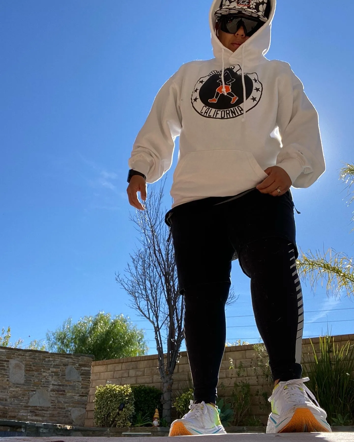 RL Cali Bear Limited Edition Hoodie White Unisex