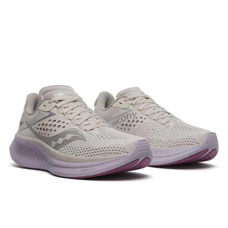 Saucony Women's Ride 17 - Moon/Viola